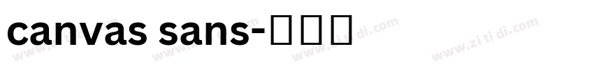 canvas sans字体转换 canvas sans字体转换